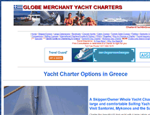 Tablet Screenshot of charterayachtingreece.globemerchant.com